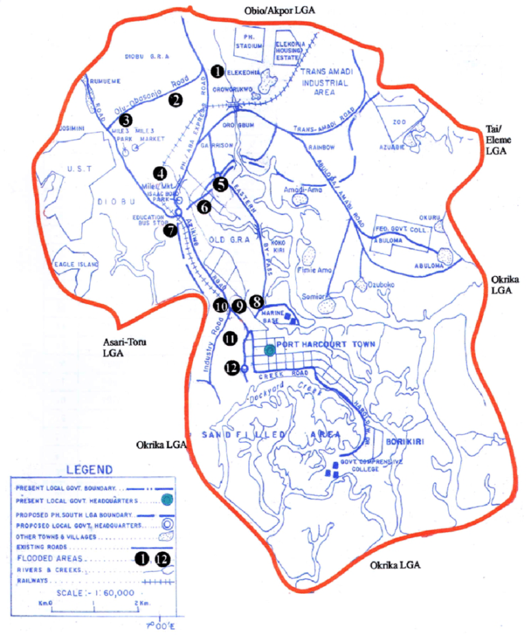 Map-of-Port-Harcourt-Government-Area-showing-areas-prone-to-flooding